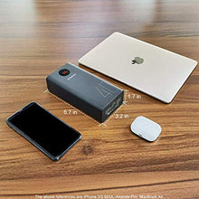 Load image into Gallery viewer, ROMOSS 40000mAh Power Bank, 18W PD&amp;QC Fast Charge L:6.7 x 3.2 x 1.7 in, black