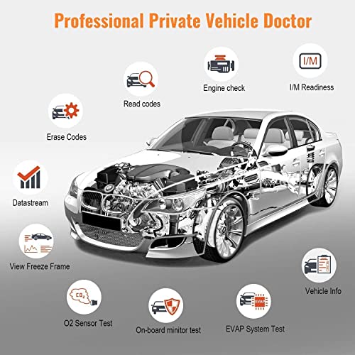 AUTOPHIX OBD2 Scanner Enhanced OM126P Vehicle Code Reader Auto orange