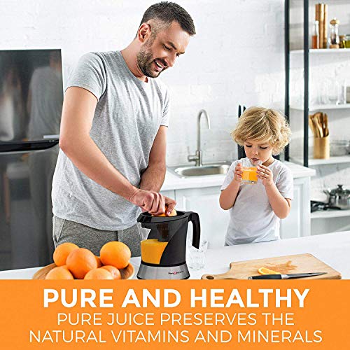 Pohl+Schmitt Deco-Line Citrus Juicer Machine Extractor - Large Small, Black