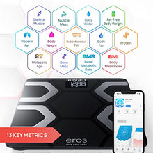 Load image into Gallery viewer, INEVIFIT EROS Bluetooth Body Fat Scale Smart BMI 1 Count (Pack of 1), Black