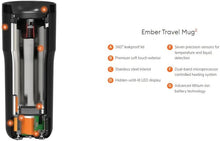 Load image into Gallery viewer, Ember Temperature Control Travel Mug 2, 12 oz, Black, 3-hr Battery Life Black