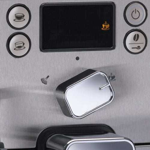 Gaggia Brera Super Automatic Espresso Machine in Black. Pannarello Wand Black