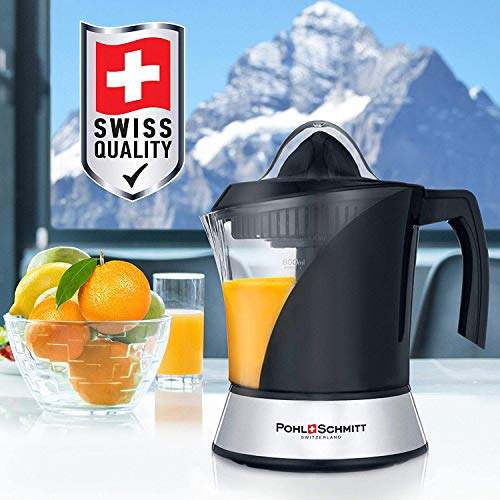 Pohl+Schmitt Deco-Line Citrus Juicer Machine Extractor - Large Small, Black