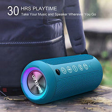 Load image into Gallery viewer, Ortizan Portable Bluetooth Speaker, IPX7 Waterproof Wireless Speaker Blue