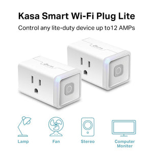 Kasa Smart WiFi Plug Lite by TP-Link (2-Pack) -12 Amp & Reliable Wifi...