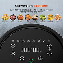 Load image into Gallery viewer, Dreo Air Fryer - 100℉ to 450℉, 4 Quart Hot Oven Cooker with 50 4L, Black