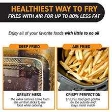 Load image into Gallery viewer, Gourmia Air Fryer Oven Digital Display 7 Quart Large AirFryer Medium, Black