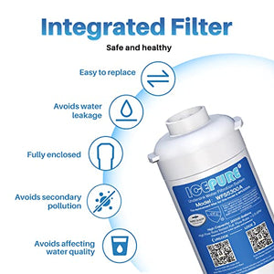 ICEPURE Under Sink Water Filter System, 20000 Gallons NSF/ANSI 42 White