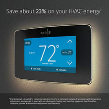 Load image into Gallery viewer, Emerson Sensi Touch Wi-Fi Smart Thermostat with Touchscreen Color Black