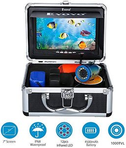 Eyoyo Portable 7 inch LCD Monitor Fish 15m/49ft, 7 Infrared Lights(15m)