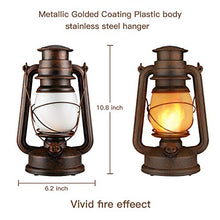 Load image into Gallery viewer, Dancing Flame Led Vintage Lantern, Battery Power 2 Pack, 2 Pacl