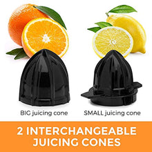 Load image into Gallery viewer, Pohl+Schmitt Deco-Line Citrus Juicer Machine Extractor - Large Small, Black