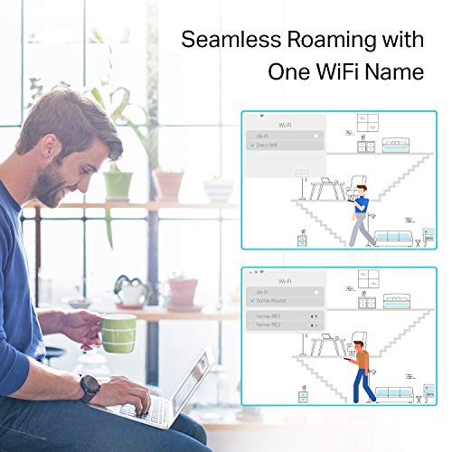 TP-Link Deco Mesh WiFi System (Deco S4) – Up to 5,500 Sq.ft. Coverage, White