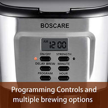 Load image into Gallery viewer, BOSCARE programmable coffee maker,2-12 Cup Drip Coffee maker, Mini Coffee...