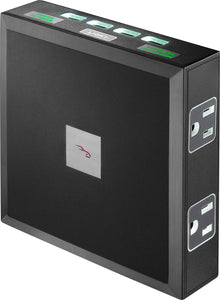 Rocketfish™ - 6-Outlet/4-USB Wall Tap Surge Protector - Black