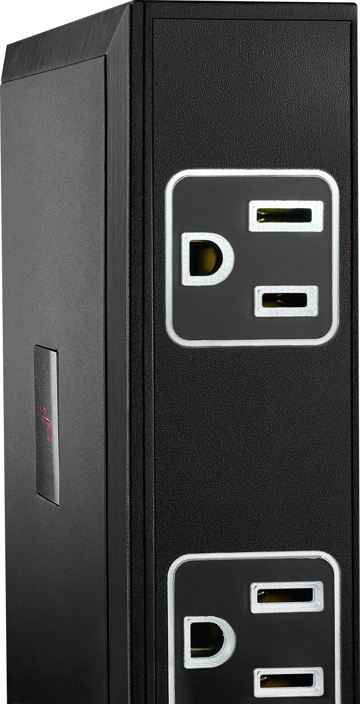 Rocketfish™ - 6-Outlet/4-USB Wall Tap Surge Protector - Black