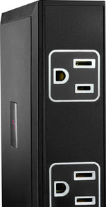 Rocketfish™ - 6-Outlet/4-USB Wall Tap Surge Protector - Black