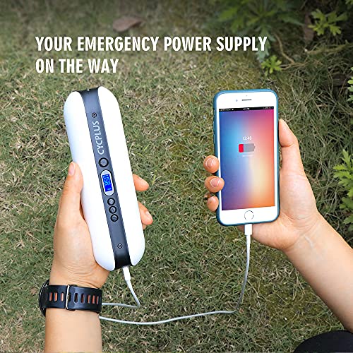 Portable Air Compressor Mini Inflator Electric Pump for Car Mini, A2-white