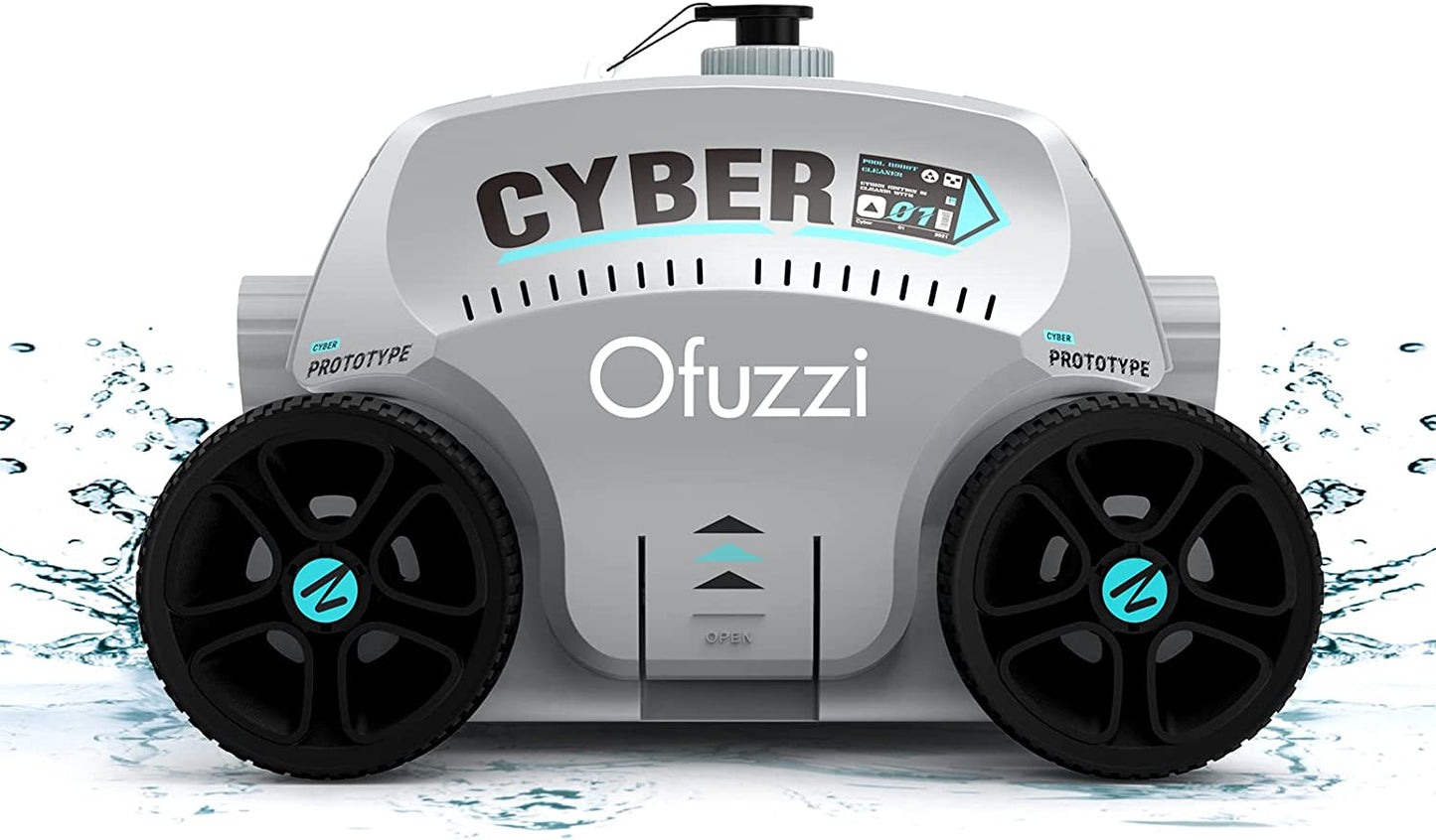 Ofuzzi Cordless Robotic Pool Cleaner, Max.120 Mins Runtime, Gray