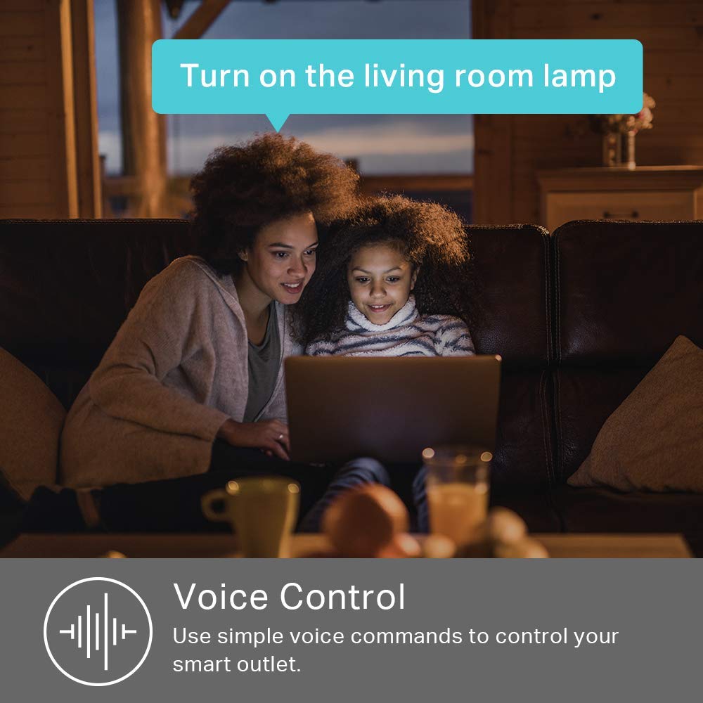 Kasa Smart WiFi Power Outlet, 2-Sockets by TP-Link – Compatible with Alexa...