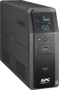 APC - Back-UPS Pro 1500VA 10-Outlet/2-USB Battery Back-Up and Surge...