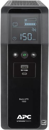 APC - Back-UPS Pro 1500VA 10-Outlet/2-USB Battery Back-Up and Surge...