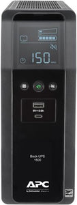 APC - Back-UPS Pro 1500VA 10-Outlet/2-USB Battery Back-Up and Surge...