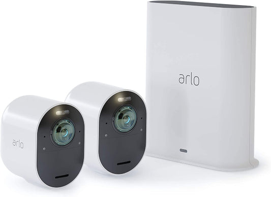 Arlo Ultra - 4K UHD Wire-Free Security 2 Camera System | Indoor/Outdoor with...