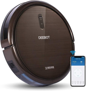 ECOVACS DEEBOT N79S Robotic Vacuum Cleaner with Max Power Suction, Dark Brown