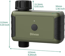 Load image into Gallery viewer, Smart Sprinkler Timer with WiFi Hub, Diivoo Programmable Water Hose Faucet...