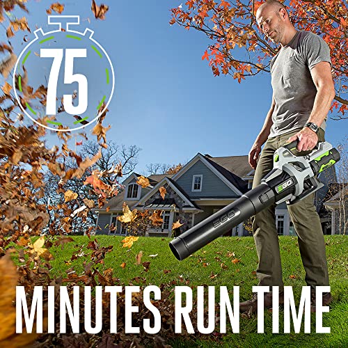 EGO Power+ LB5302 3-Speed Turbo 56-Volt 530 CFM Cordless Leaf Blower 2.5Ah...