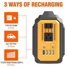 Load image into Gallery viewer, DenGaWa Portable Power Station 250Wh, Laptop Charger Lithium Battery Power...