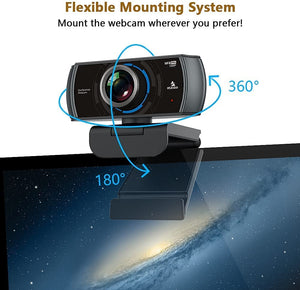 NexiGo N980P 1080P 60FPS Webcam with Microphone and Software Control, USB...