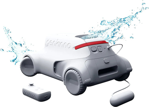 Genkinno P1 Cordless Robotic Pool Cleaner - Automatic Vacuum for White