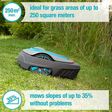 Load image into Gallery viewer, Gardena 15001-41 SILENO City 2700 sq ft Robotic Lawn Mower, Grey Gray