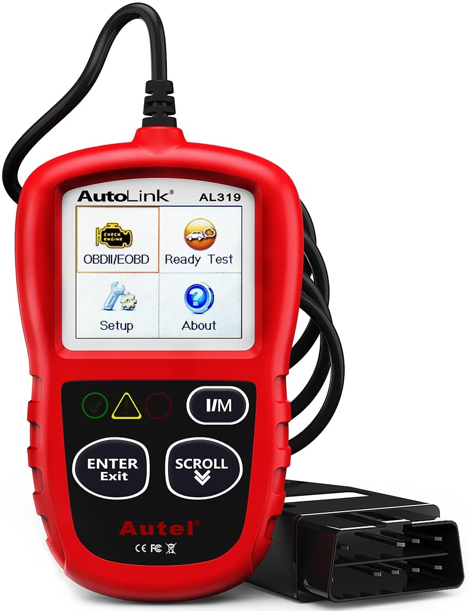 Autel OBD2 Scanner Autolink AL319 Code Reader Read and Erase Codes Check...