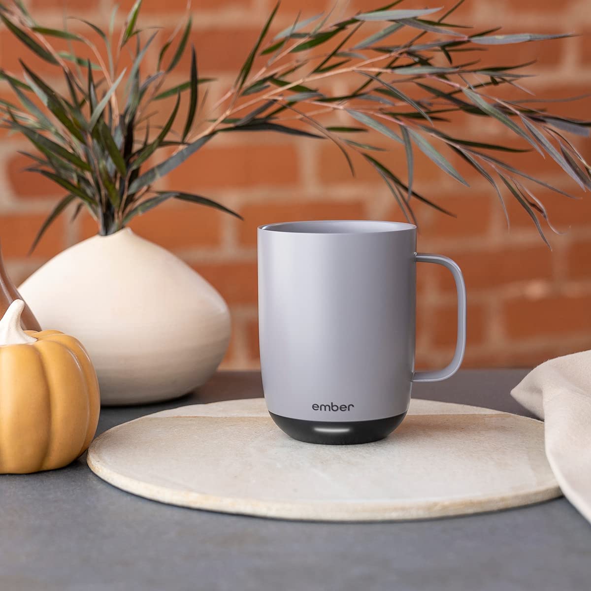 Ember Temperature Control Smart Mug 2, 14 oz, Gray, App Controlled Gray