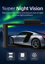 Load image into Gallery viewer, REDTIGER Dash Cam Front Rear Camera 4K/2.5K Full HD Car Dashboard Black