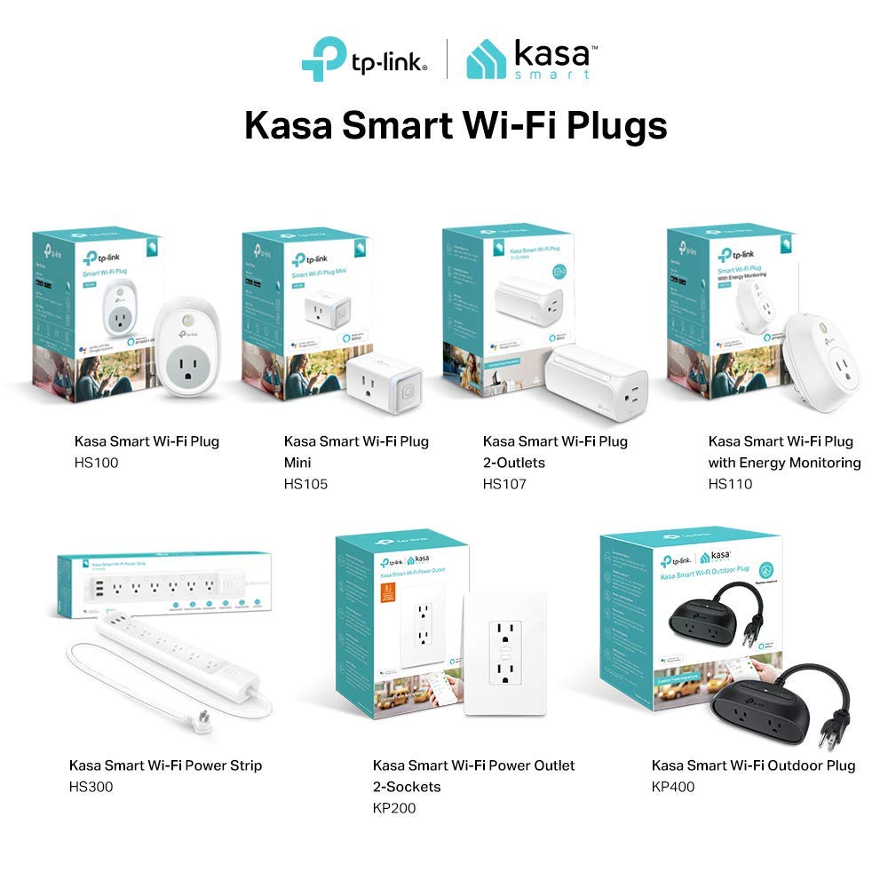 Kasa Smart WiFi Outdoor Plug by TP-Link– Outlets, Plug, Works with Alexa &...