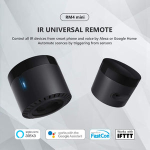 BroadLink RM4 Mini IR Universal Remote Control, Smart Home Automation Wi-Fi...
