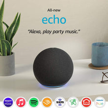 Load image into Gallery viewer, All-new Echo (4th Gen) | With premium sound, smart home hub, and Charcoal