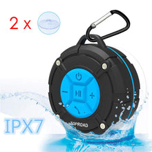 Load image into Gallery viewer, [2019 Version] Portable Shower Speaker,TOPROAD IPX7 Waterproof Wireless...