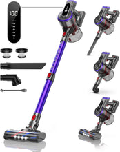 Load image into Gallery viewer, BuTure Cordless Vacuum Cleaner, 400W 33Kpa Powerful Stick with 55min...