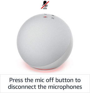 All-new Echo (4th Gen) | With premium sound, smart home hub, and Charcoal