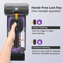 Load image into Gallery viewer, INSE Cordless Vacuum Cleaner, 26Kpa 350W Stick for Purple