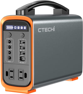 Portable Power Station, 240Wh LiFePo4 Battery Backup 200W/240Wh,