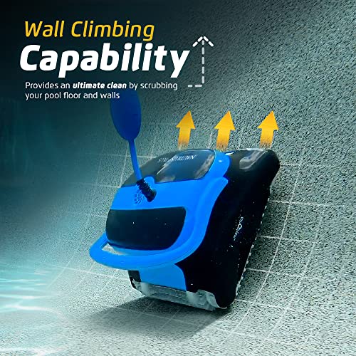 Dolphin Nautilus CC Plus Robotic Pool [Vacuum] Cleaner - 50 Feet, Blue/Black