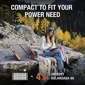 Jackery Portable Power Station Explorer 160, 167Wh Lithium Battery Black