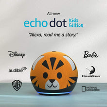 Load image into Gallery viewer, All-new Echo Dot (4th Gen) Kids Edition | Designed for kids, with Tiger
