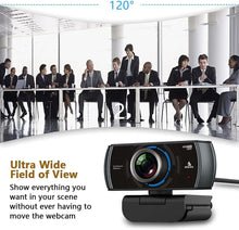Load image into Gallery viewer, NexiGo N980P 1080P 60FPS Webcam with Microphone and Software Control, USB...